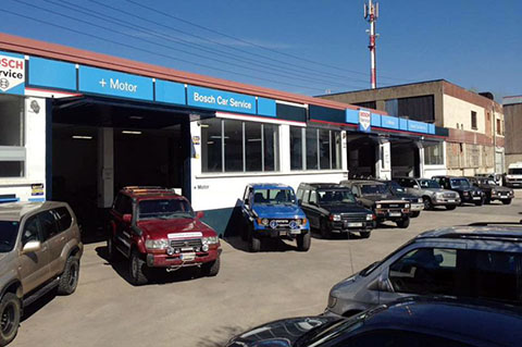 + MOTOR · BOSCH CAR SERVICE